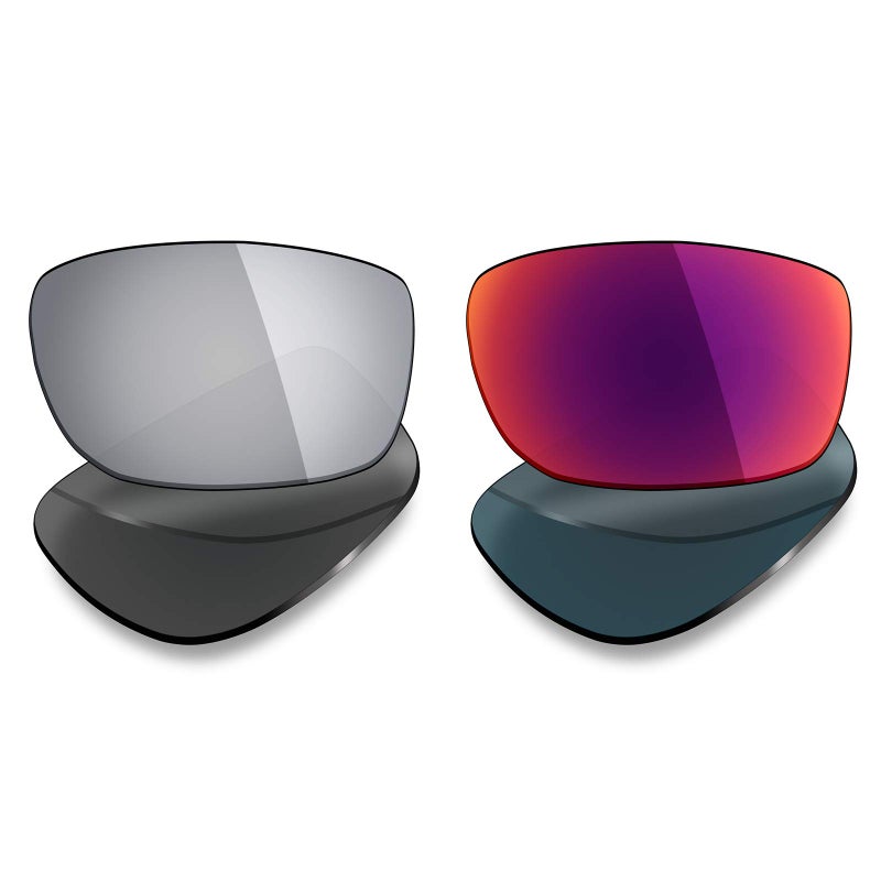 Mryok 2 Pair Polarized Replacement Lenses for Oakley Fives Squared Sunglass - Options - Image 1